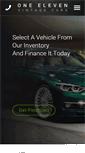 Mobile Screenshot of oneelevencars.com